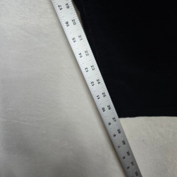 J. Jill Corduroy Pants Straight Leg Womens 14 Petite Black 0725 - Picture 7 of 10